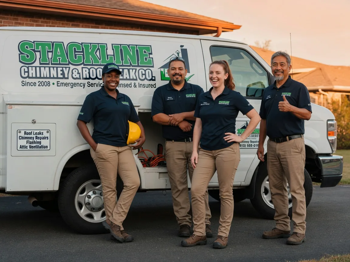 Chimney flashing repair company in Lake Jackson, TX